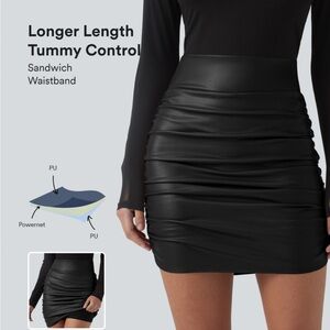 HALARA Black Pencil Skirt with Tummy Control